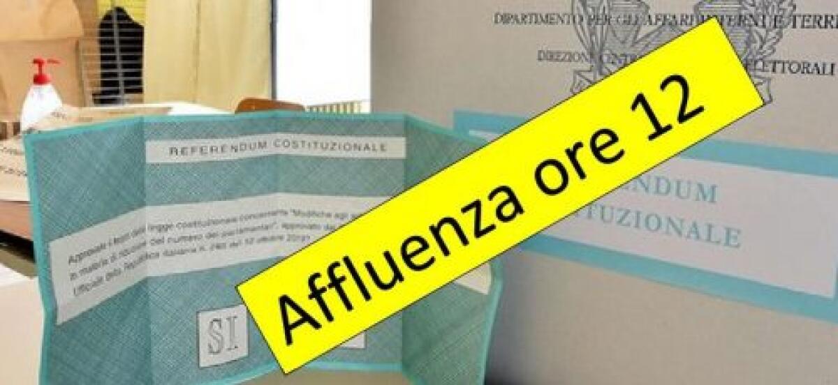 REFERENDUM, A PATERNO' ALLE ORE 12 HA VOTATO IL 6,28% - 
