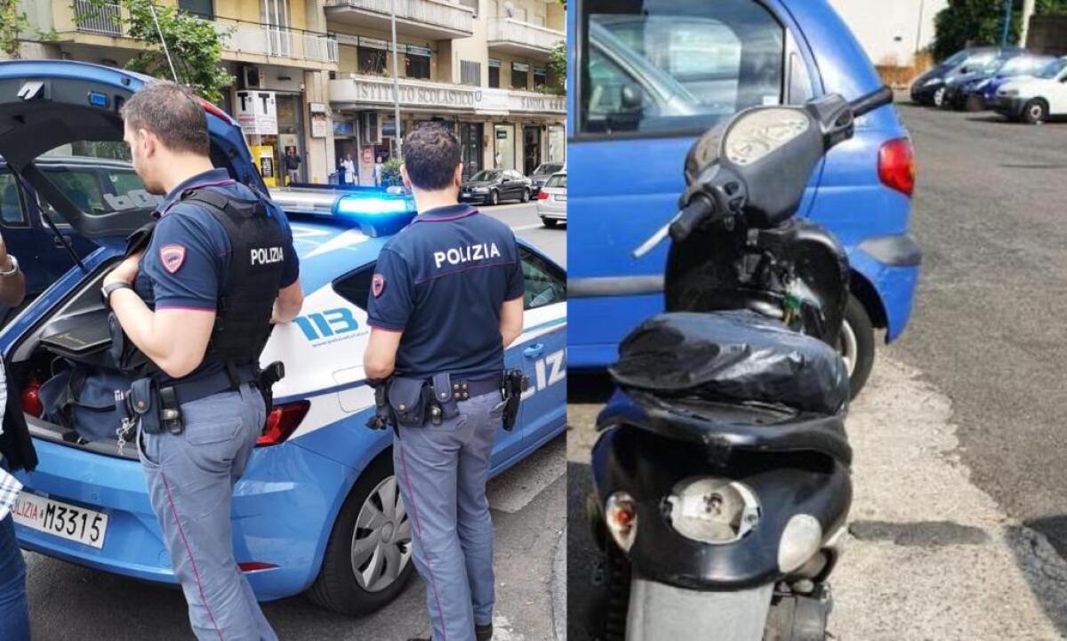 CATANIA, COPPIA IN UN SCOOTER CON FIGLIO NEONATO DI 26 GIORNI. IL PAPÀ ERA ANCHE SENZA PATENTE - 