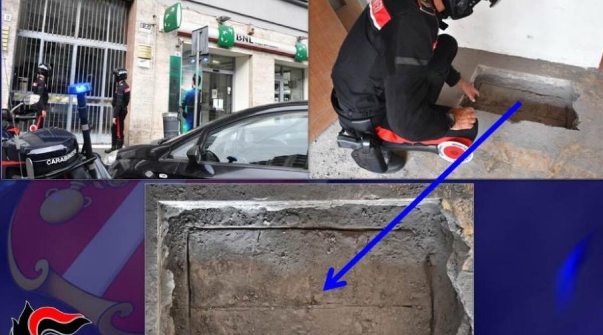 CATANIA: CARABINIERI SCOPRONO UN "BUCO" CHE COLLEGAVA UNA CASA DISABITATA AD UNA BANCA - 