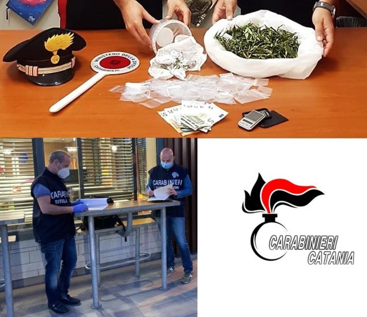 BIANCAVILLA: TRA UN CAFFÈ E UNA BRIOCHE PIAZZAVA LE DOSI DI MARIJUANA: ARRESTATO TITOLARE DI UN BAR - 