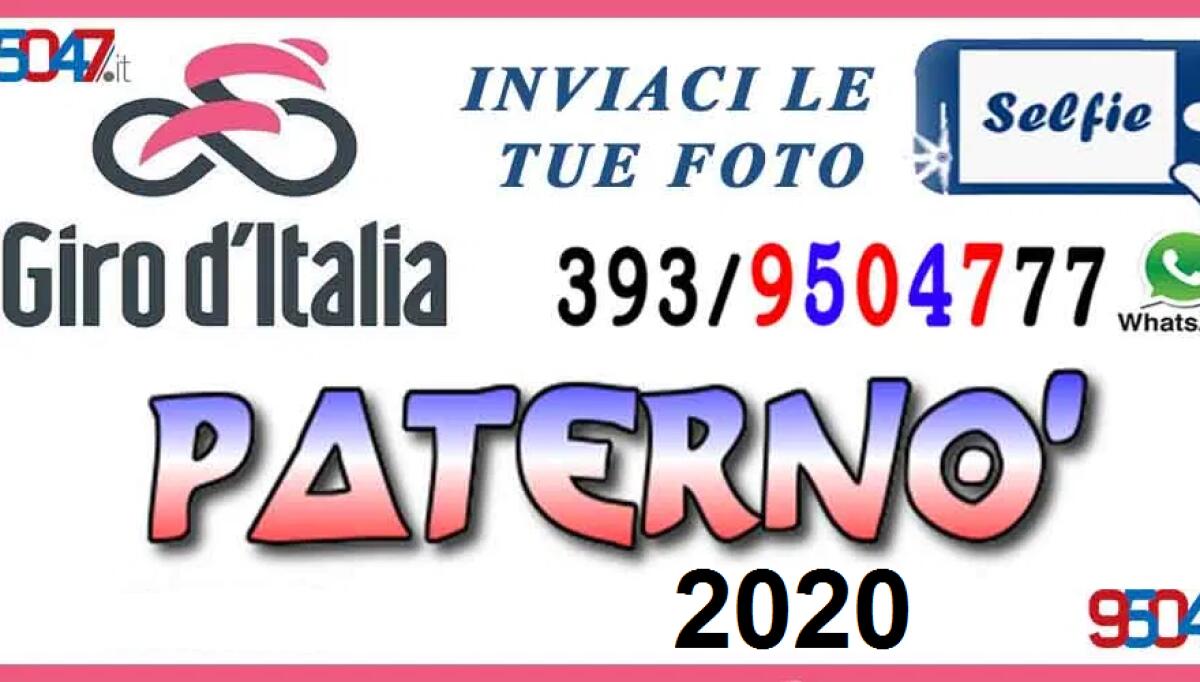 PATERNO’: CI SIAMO DOMANI IL PASSAGGIO DEL GIRO D'ITALIA , TUTTE LE INFO - 