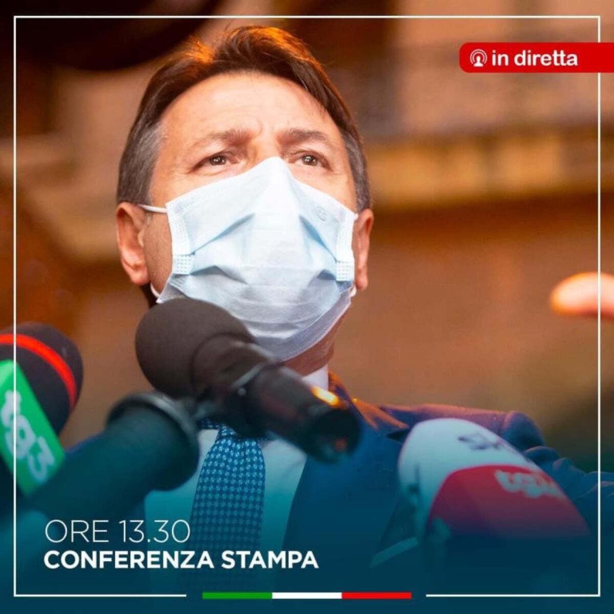 CONTE IN CONFERENZA STAMPA ALLE 13.30. LOCALI CHIUSI ALLE 18 MA APERTI DOMENICA, CHIUSE PALESTRE, PISCINE E CENTRI BENESSERE. SCUOLE SUPERIORI IN DAD AL 75%. - 
