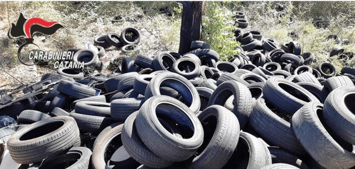 PIEDIMONTE, SCOPERTA DISCARICA ABUSIVA DI PNEUMATICI DENUNCIATO UN 53ENNE - 