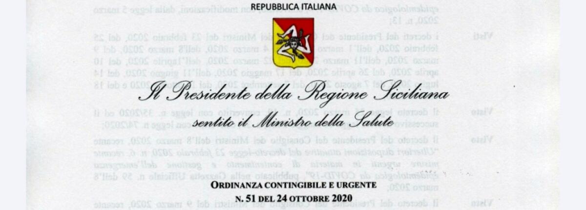 PUBBLICATA L'ORDINANZA IN VIGORE DA DOMANI, I DETTAGLI - 