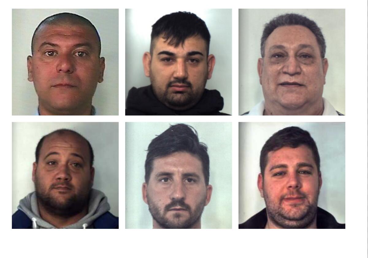 CATANIA: COLPO AI SANTAPAOLA-ERCOLANO SEI ARRESTI DEI CARABINIERI - 