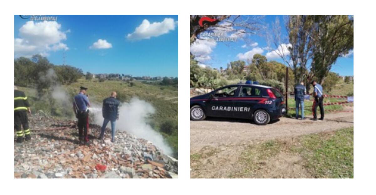 MOTTA SANT'ANASTASIA: COMBUSTIONE ILLECITA DI RIFIUTI: SEQUESTRATA UNA DISCARICA ABUSIVA - 