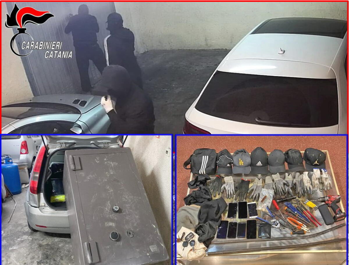 GRAVINA DI CATANIA. AZZERATA BANDA DI SCASSINATORI: 7 I CATANESI ARRESTATI - 