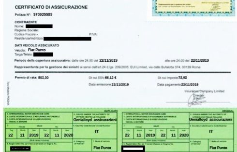 MALETTO: ASSICURA LA PROPRIA AUTOVETTURA E SCOPRE D’ESSERE STATO TRUFFATO, UNA DENUNCIATA