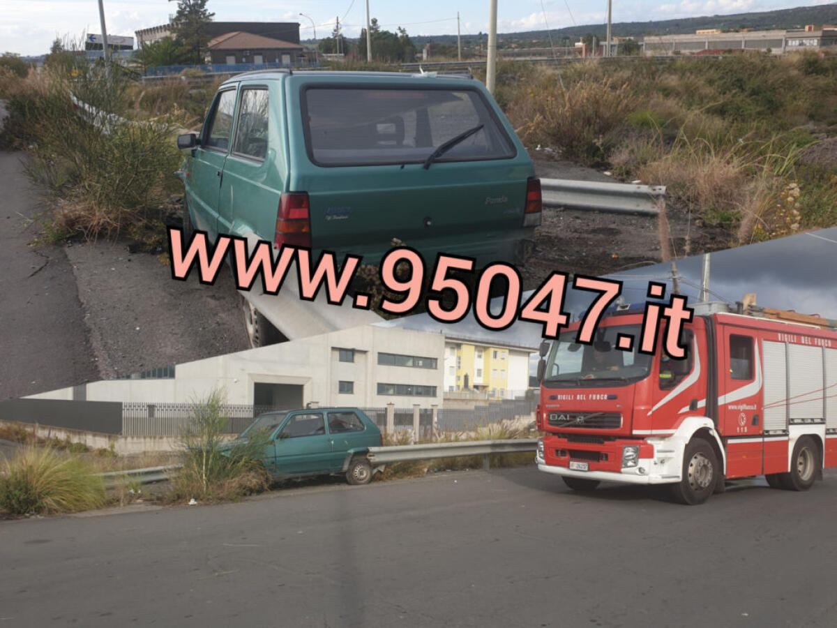 SCONTRO TRA DUE AUTO A PIANO TAVOLA  FERITA UNA DONNA, IN ELISOCCORSO AL CANNIZZARO - 