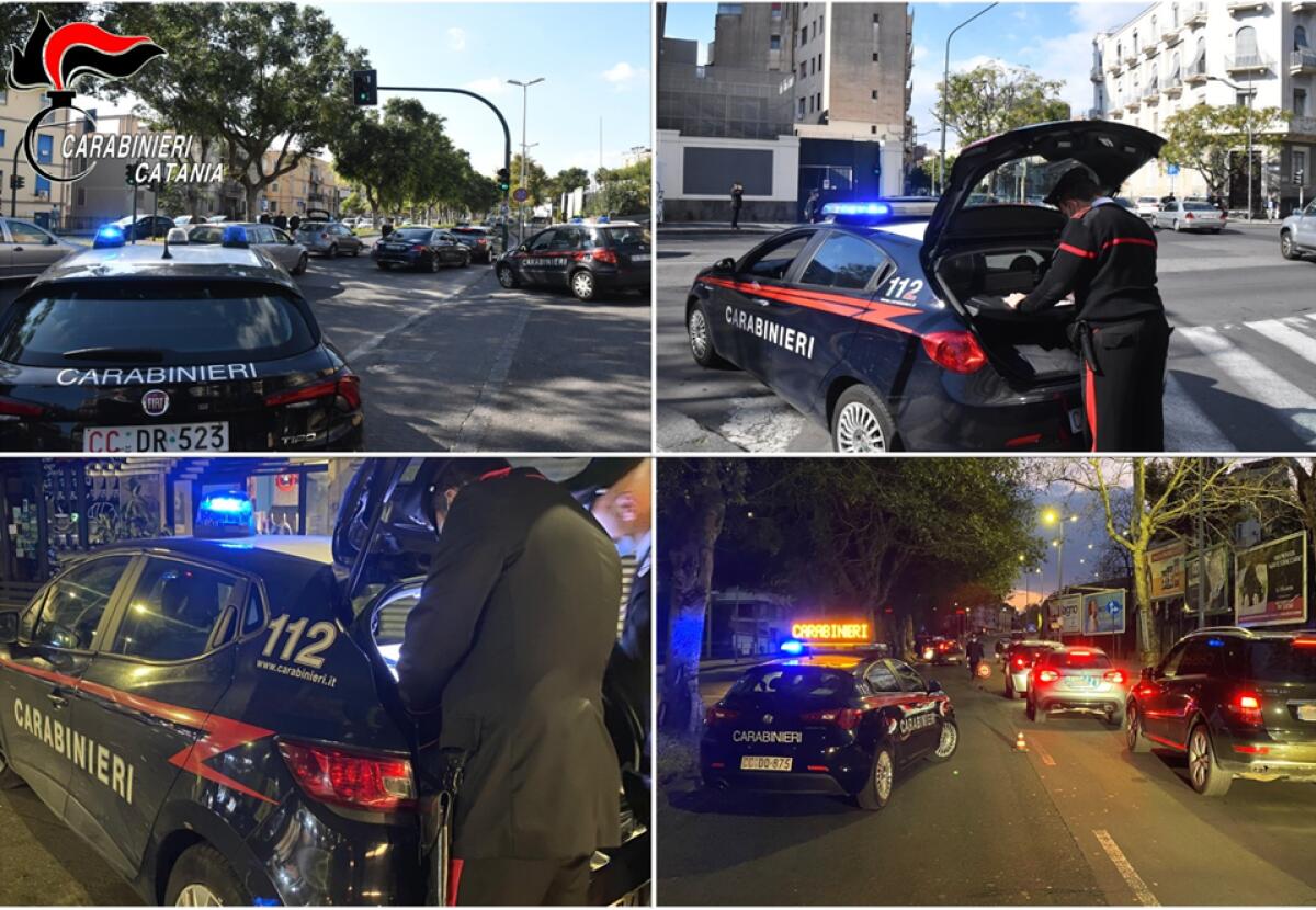 CATANIA: CONTROLLI ANTI COVID DEI CC, SANZIONATI 147 PERSONE E DENUNCIATA UNA PERSONA PER FALSE ATTESTAZIONI SULLA PROPRIA IDENTITÀ - 