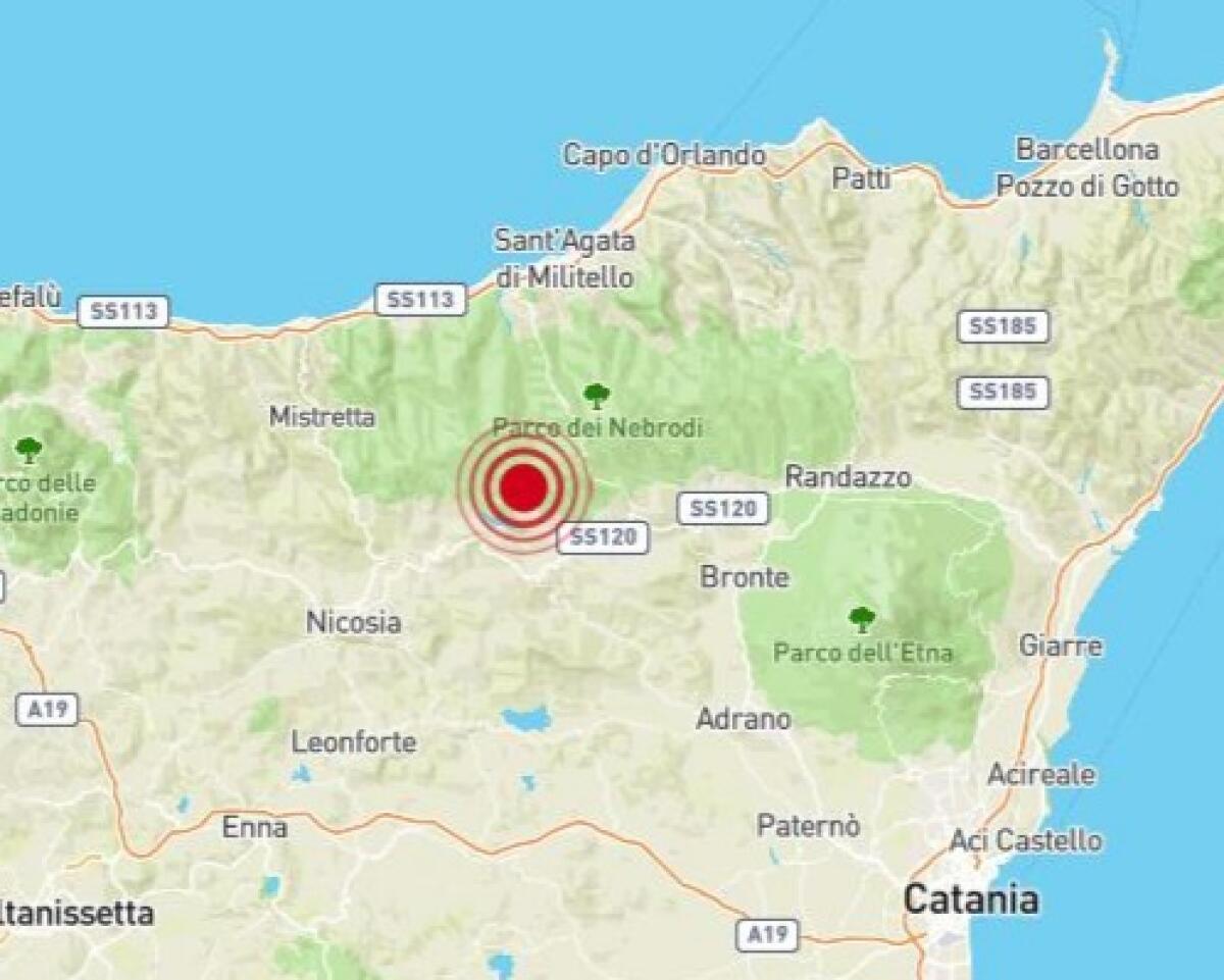 TERREMOTO, SCOSSE NELLA NOTTE, LA PIÙ FORTE DI 3.4: EPICENTRO IN PROVINCIA DI ENNA - 