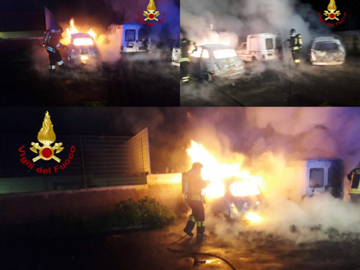 PATERNO’: NOTTE DI FUOCO IN VIALE DEI PLATANI - 