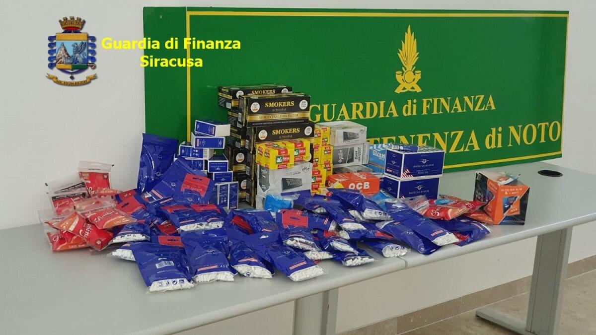 SIRACUSA, MAXI SEQUESTRO DELLA FINANZA: OLTRE 84MILA FILTRI E 26MILA CARTINE VENDUTI ILLEGALMENTE - 