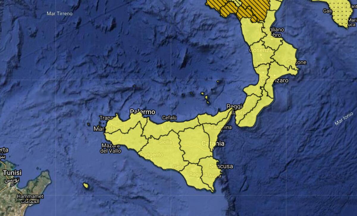 METEO, LE PREVISIONI DI MARTEDÌ 8 DICEMBRE: IMMACOLATA CON ALLERTA GIALLA IN SICILIA - 