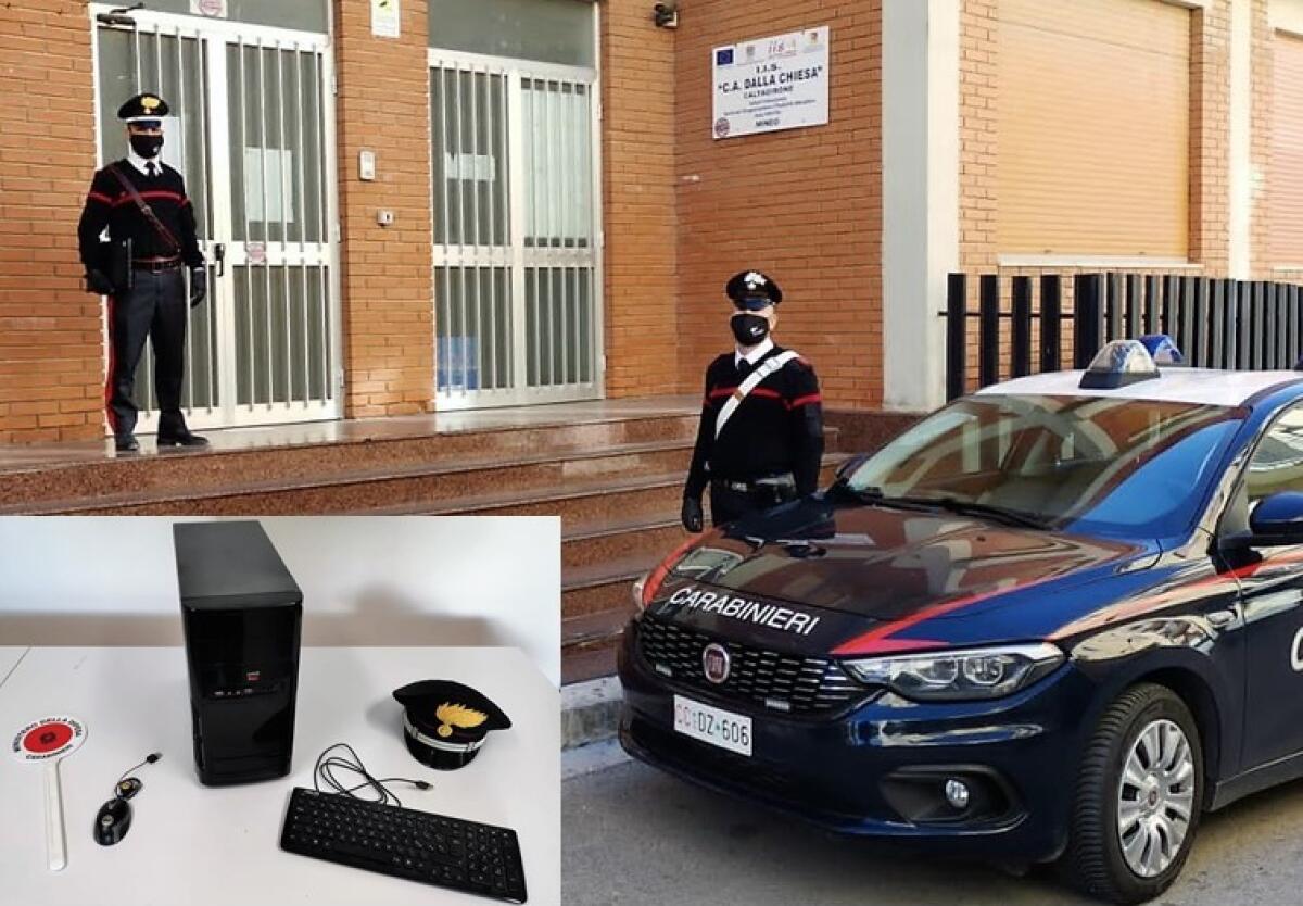 MINEO, OPERAIO RUBA NELLA SCUOLA DOVE LAVORAVA - 