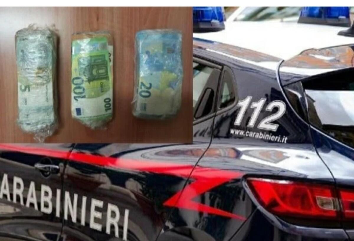 PATERNÒ, VEDE I CARABINIERI E CERCA DI NASCONDERE 10 MILA EURO IN CONTANTI, DENUNCIATO 26 ENNE - 