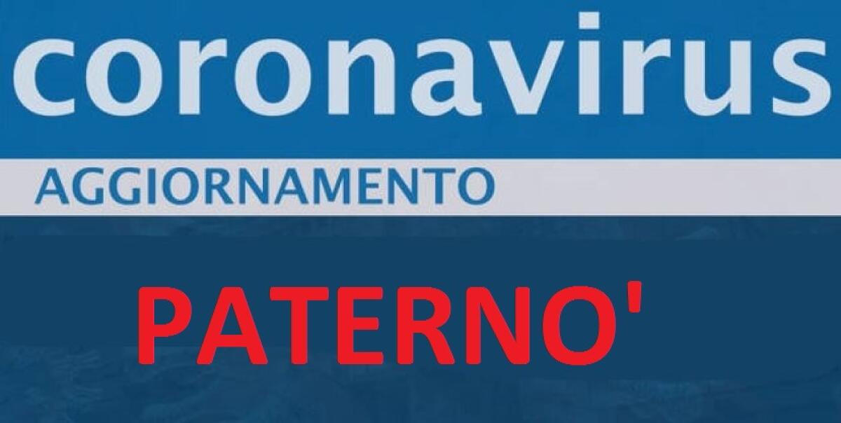 PATERNO': DIMINUISCONO I CASI ACCERTATI IN CITTÀ', AUMENTANO LE PERSONE RICOVERATE - 