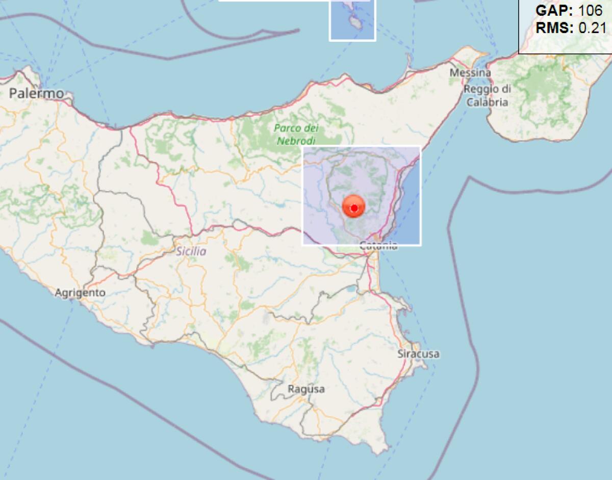 SCIAME SISMICO IN ATTO, SCOSSA DI TERREMOTO PIÙ FORTE DI MAGNITUDO 3.5 - 