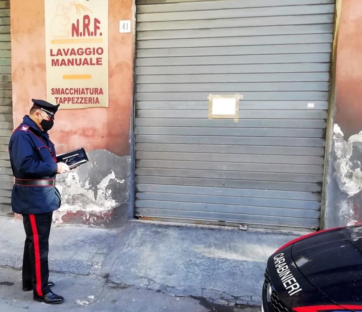 MISTERBIANCO  SEQUESTRATO AUTOLAVAGGIO ABUSIVO: DENUNCIATO IL TITOLARE - 