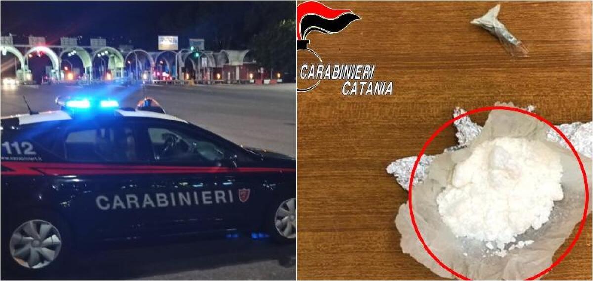 GIARRE.  16ENNE NASCONDEVA NEL REGGISENO 50 GRAMMI DI COCAINA: DUE ARRESTI - 