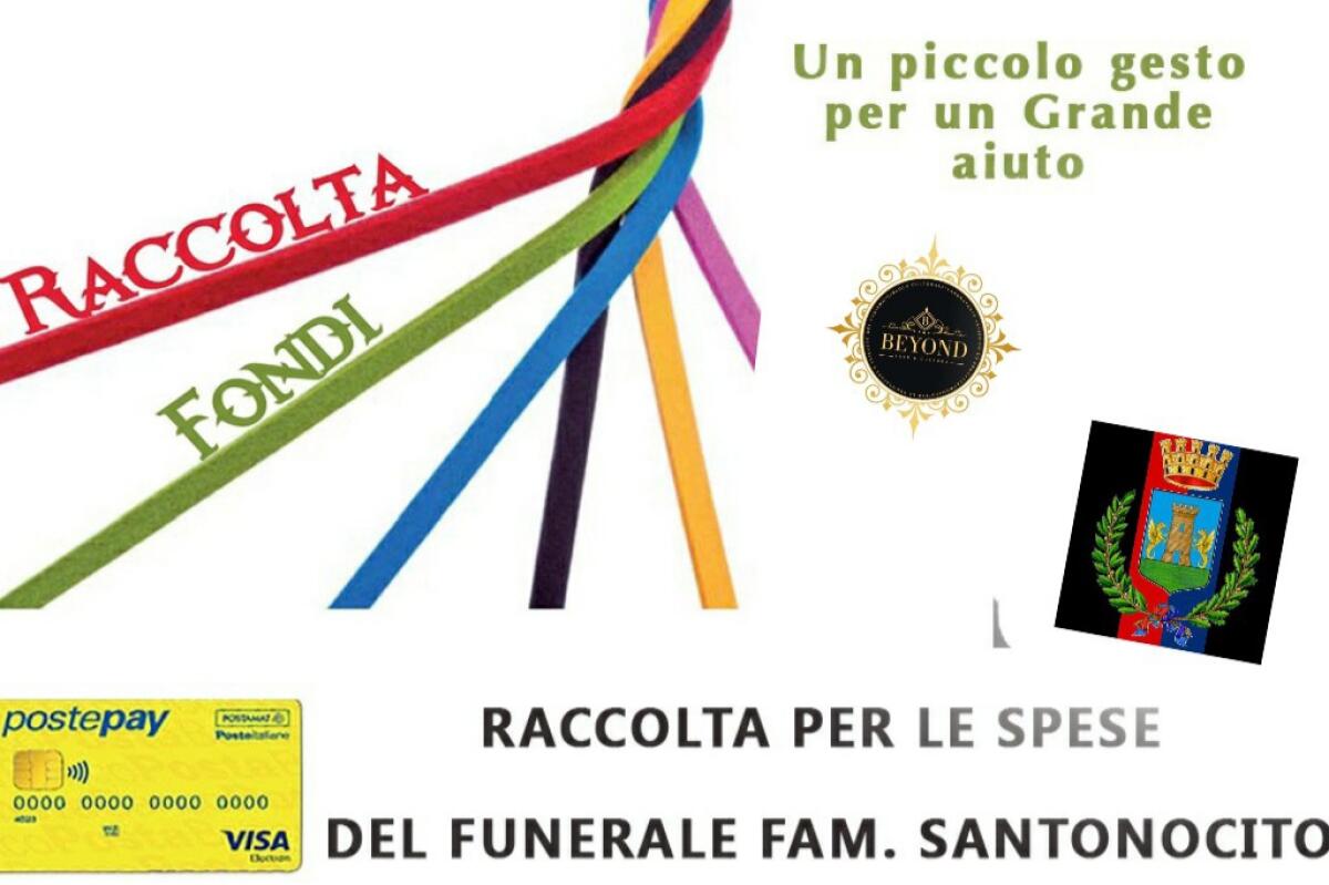 PATERNO': RACCOLTA FONDI PER LE SPESE DEL FUNERALE DELLA FAMIGLIA  COLPITA DAL COVID - 