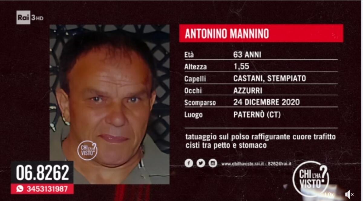 PATERNÒ – ANCORA NESSUNA NOTIZIA DEL 63 ENNE SCOMPARSO: “AIUTATECI A TROVARLO” - 