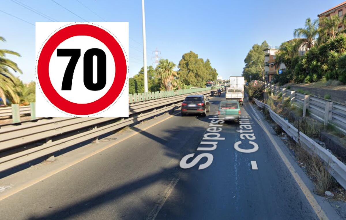 DA OGGI IN VIGORE L’AUMENTO DEL LIMITE DELLA VELOCITÀ DA 50 A 70KM/H SU VIA ALDO MORO EX SS 121 IN DIREZIONE PATERNÒ - 