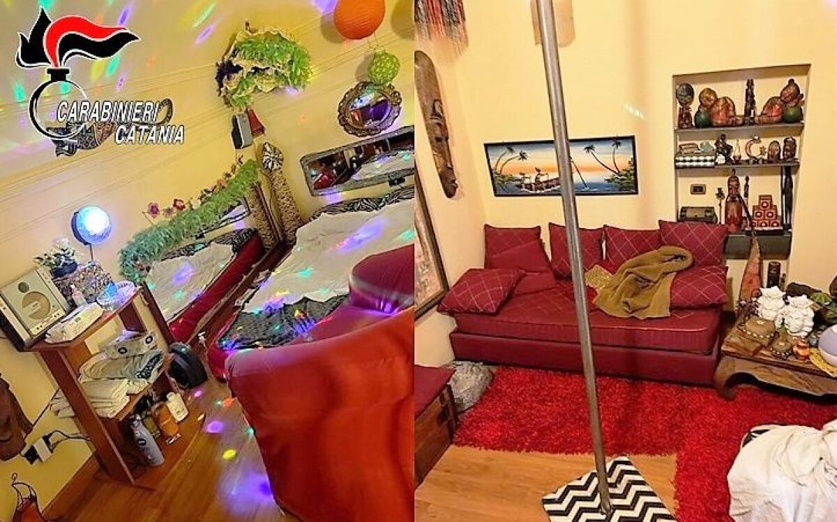 CATANIA: SCOPERTA CASA A LUCI ROSSE, C'ERA PURE LA LAP DANCE - 