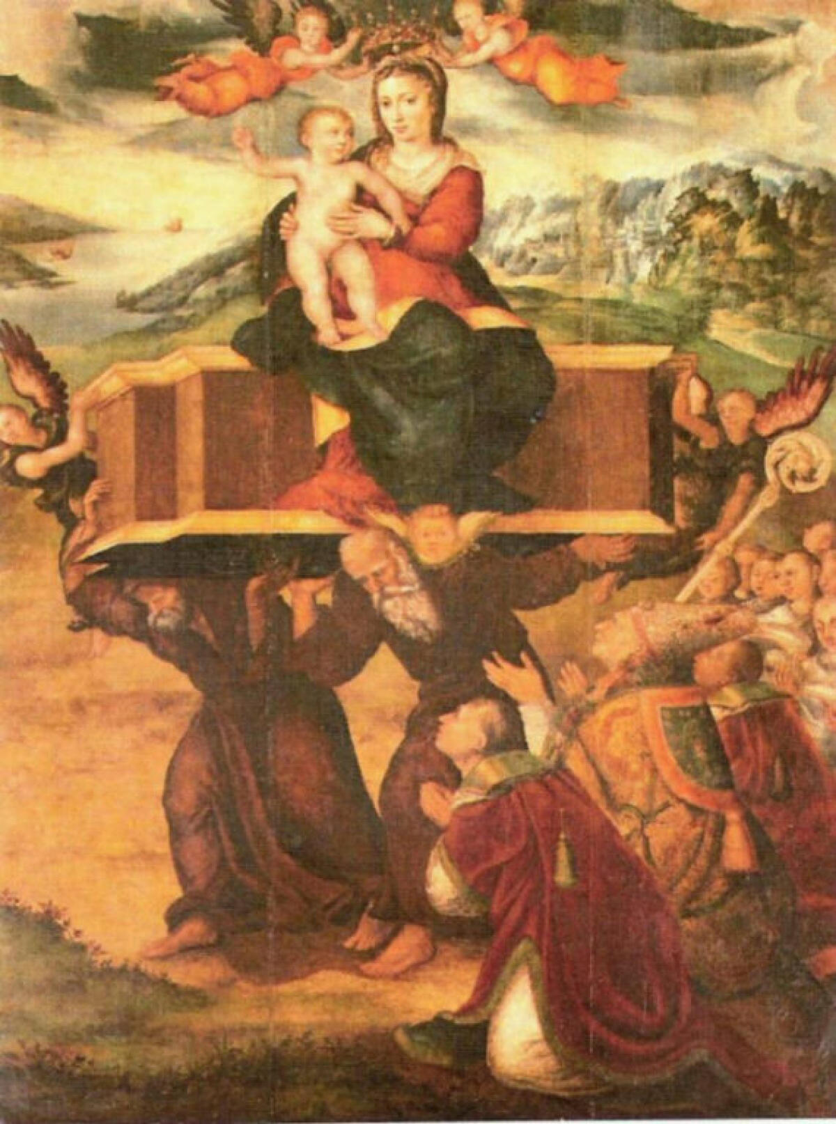 RESTAURO DELLA TAVOLA RAFFIGURANTE LA “MADONNA DELL'ITRIA” DI SOFONISBA ANGUISSOLA,  VERRÀ’ ORA ESPOSTO A MILANO. - 