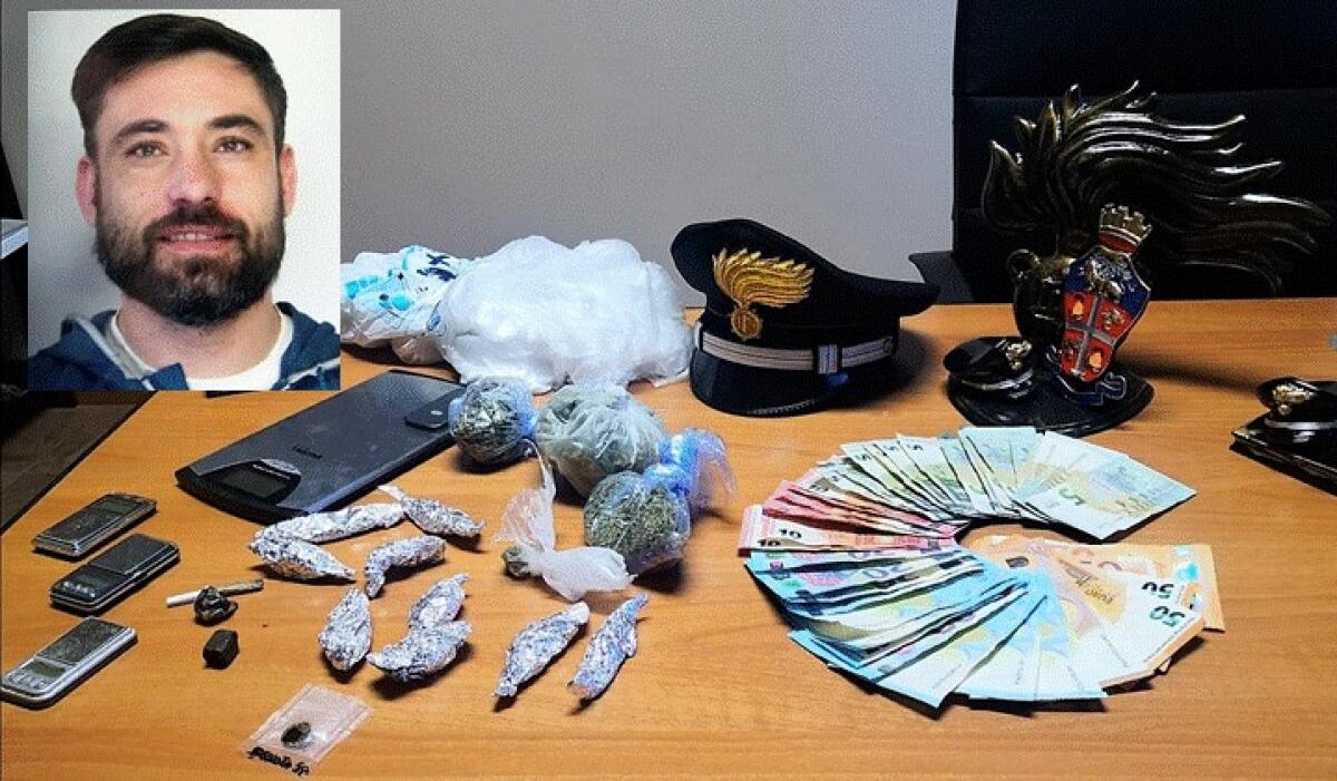 MISTERBIANCO, NASCONDEVA NEL BARBECUE E NEGLI SLIP DROGA E DENARO - 