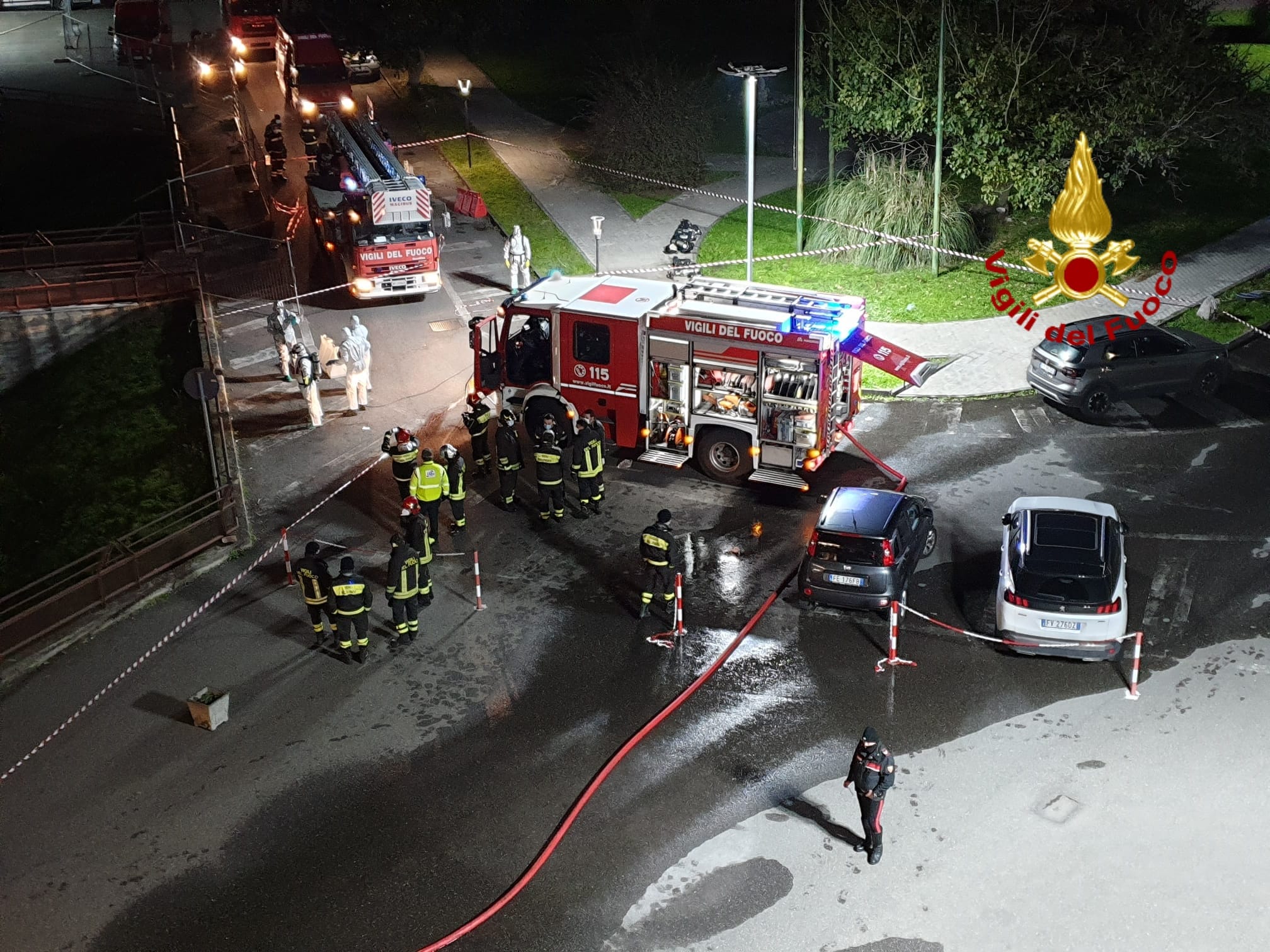 PAURA AD ACIREALE PER UN PRINCIPIO D'INCENDIO NELLA NOTTE IN OSPEDALE:NESSUN FERITO
