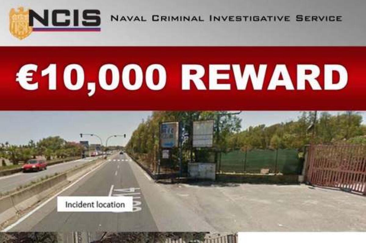 SIGONELLA, RICOMPENSA DI 10MILA EURO PER TROVARE L’AUTO PIRATA CHE HA UCCISO MILITARE USA - 