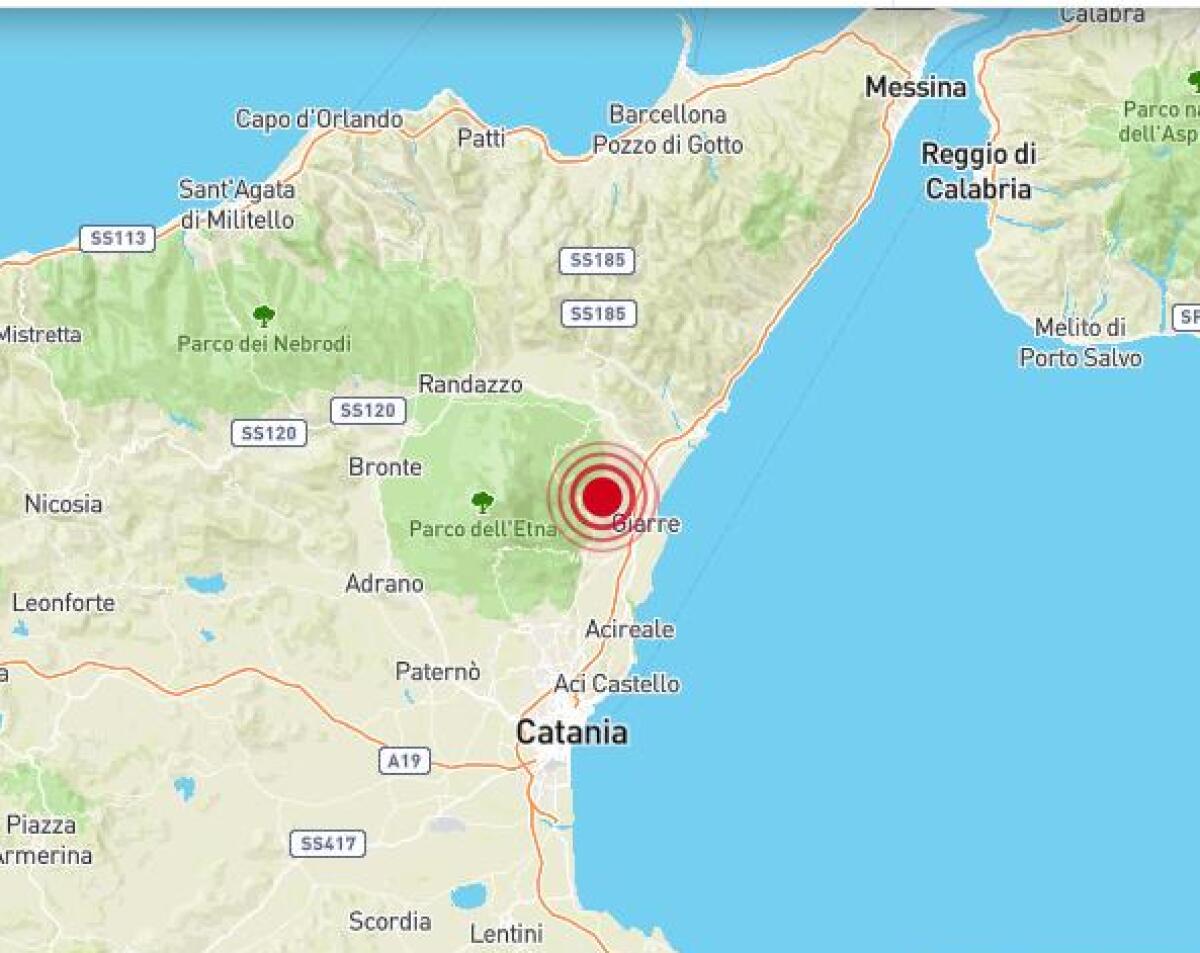 ETNA, SCIAME SISMICO IN ATTO CON EPICENTRO SANT’ALFIO - 