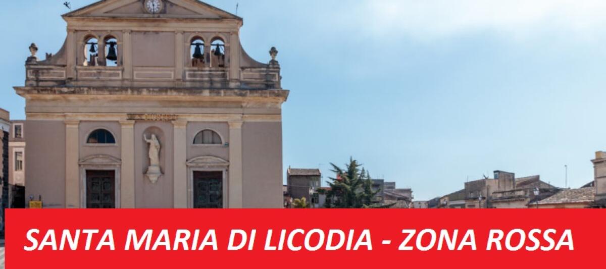 COVID, SANTA MARIA LICODIA ED ALTRI 3 COMUNI  "ZONA ROSSA" IN SICILIA - 