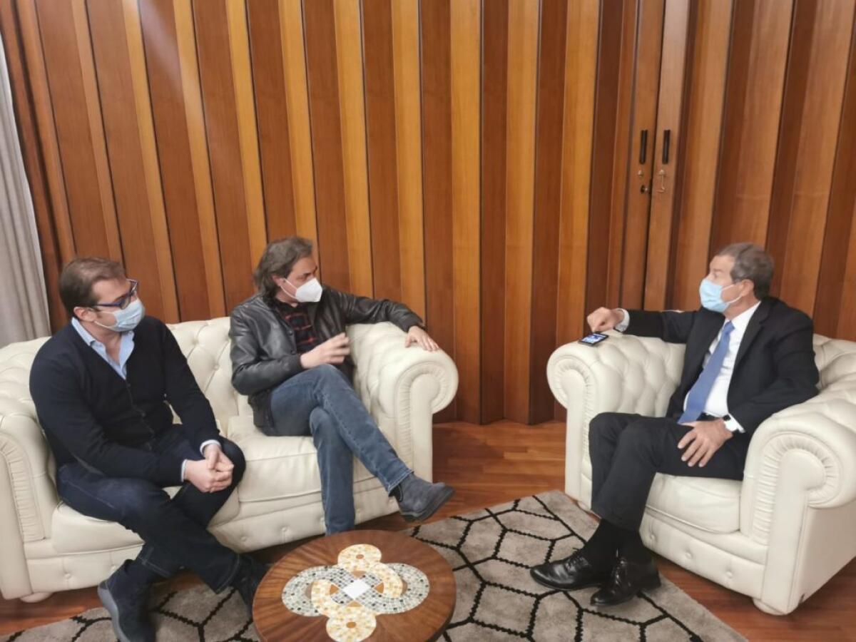 PATERNO’, IL PRESIDENTE MUSUMECI INCONTRA I CONSIGLIERI DISTEFANO E LO PRESTI - 