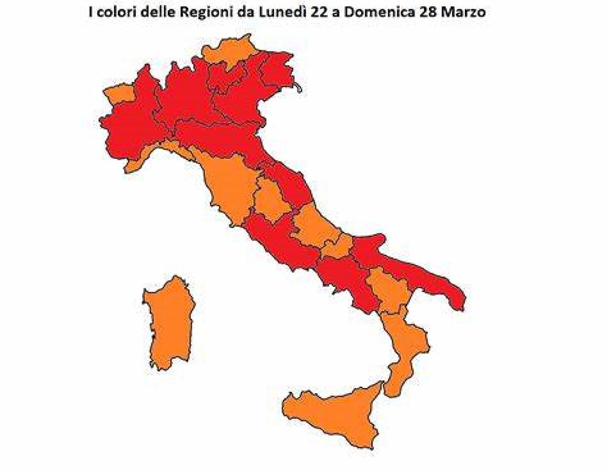COVID, LA SICILIA RIMANE ARANCIONE, LA SARDEGNA "PERDE" IL BIANCO. I NUOVI COLORI DELLE REGIONI - 