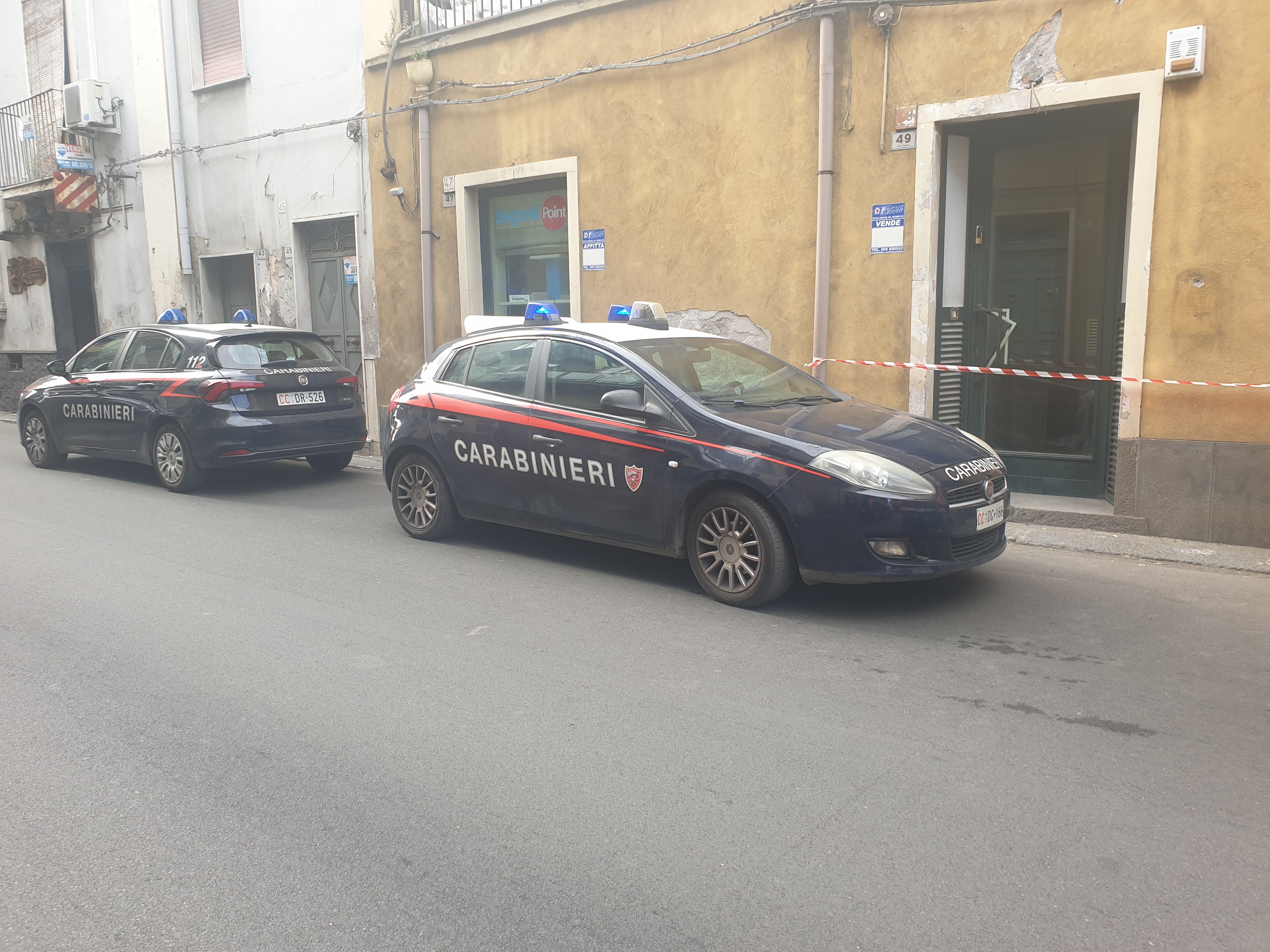 PATERNO': INCENDIO IN CASA MUORE 91ENNE, FIAMME DA UNA STUFA ELETTRICA