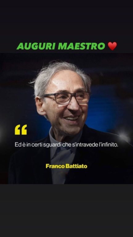 FRANCO BATTIATO COMPIE 76 ANNI, AUGURI MAESTRO!