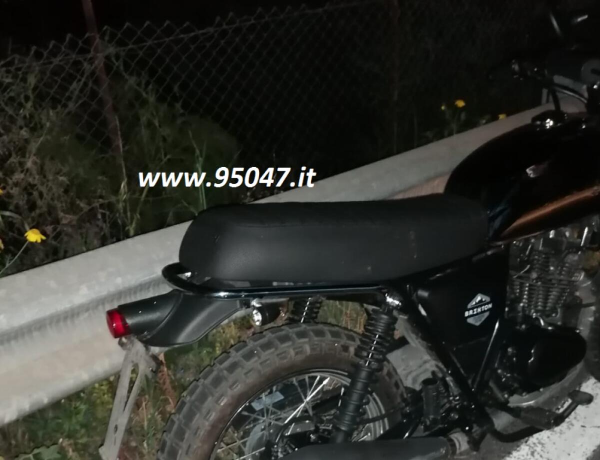 SCONTRO AUTO MOTO SULLA SP 229 IN TERRITORIO DI BELPASSO - 