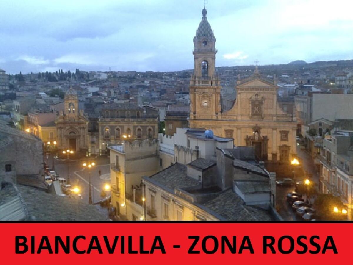 BIANCAVILLA, ZONA ROSSA  FINO AL 22 APRILE , ACIREALE "CHIEDE" LA ZONA ROSSA - 