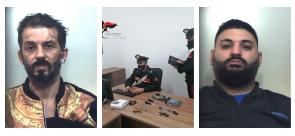 AUGUSTA, SCAPPANO ALL’ALT DEI CARABINIERI: ARRESTATI DUE CATANESI IN TRASFERTA - 