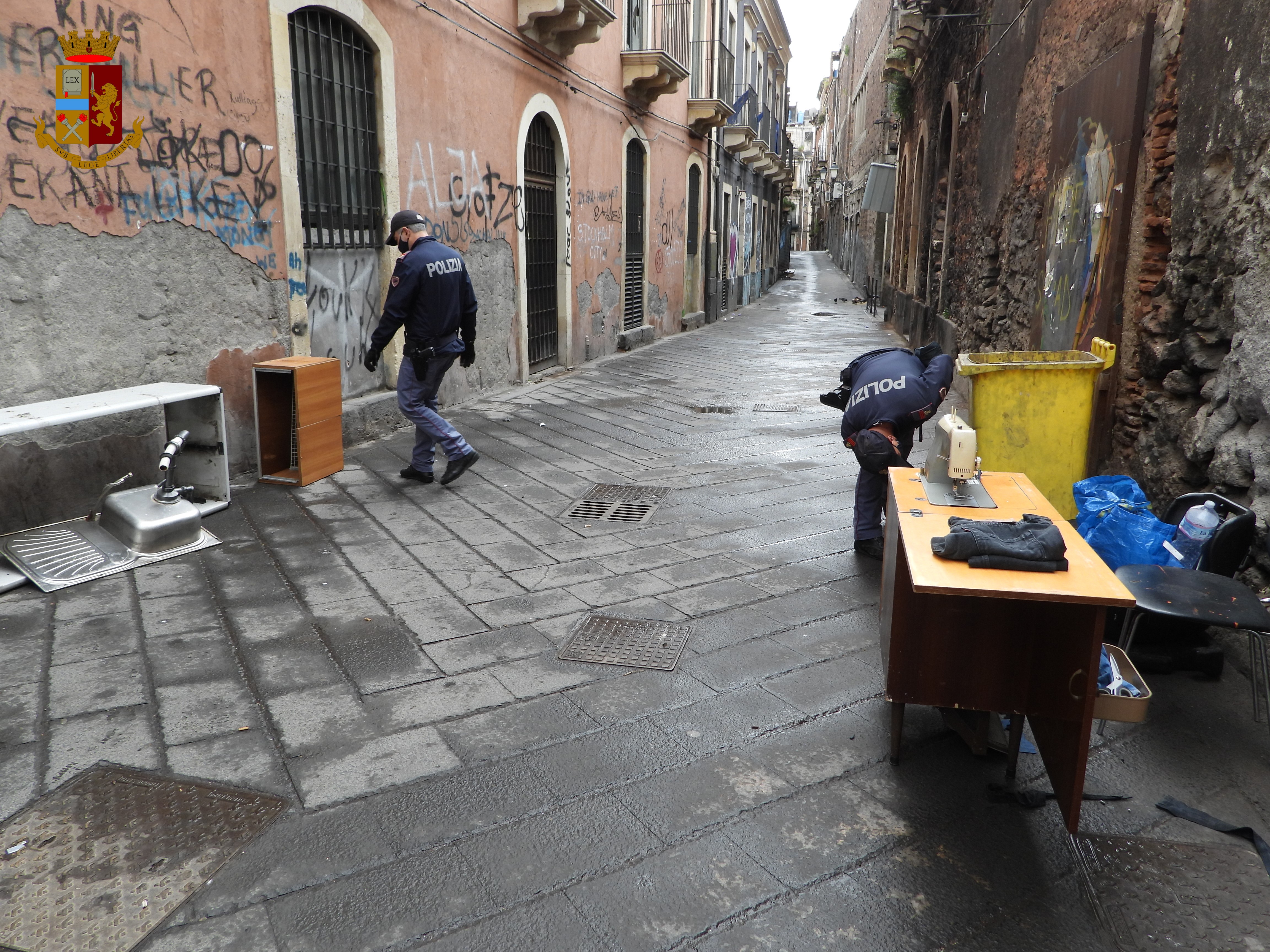 MAXI OPERAZIONE DI POLIZIA A CATANIA, A SAN BERILLO VECCHIO MULTE, SEQUESTRI E DENUNCE