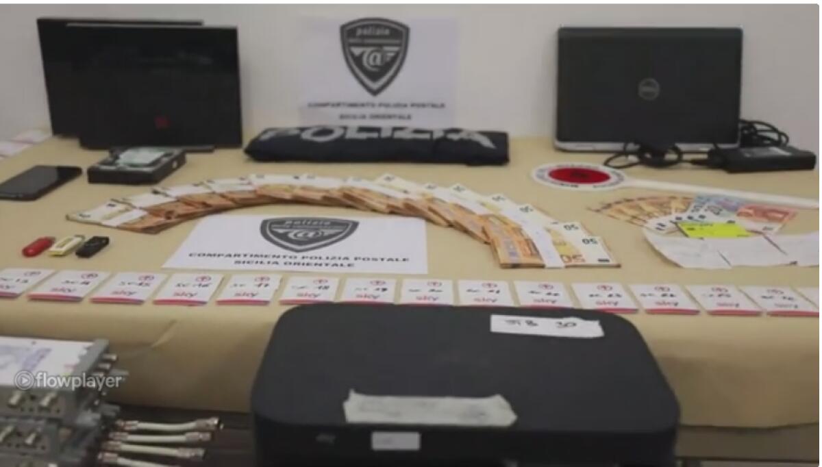 MAXI OPERAZIONE CONTRO STREAMING ILLEGALE: 45 INDAGATI (ANCHE NEL CATANESE) - 