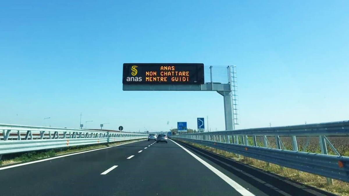 DA DOMANI, INSTALLAZIONE NUOVI PANNELLI A MESSAGGIO VARIABILE SU TANGENZIALE OVEST DI CATANIA - 