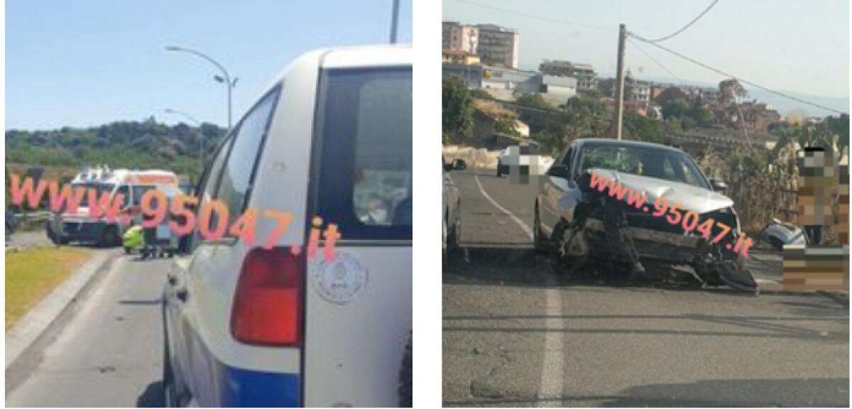 PATERNÒ: DUE INCIDENTI IN CITTÀ NELLA GIORNATA DI OGGI, DUE FERITI - 