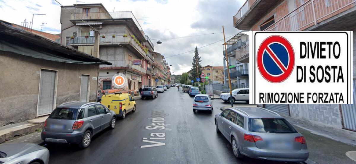 PATERNO’: SOSPENSIONE SOSTA VEICOLARE NEI GIORNI 20 E 21 MAGGIO 2021 SU VIA DALMAZIA E SU CORSO SICILIA PER PULIZIA TRATTO STRADALE - 