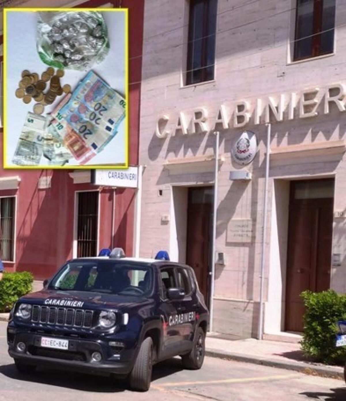 RAMACCA. TRADITO DALLA PAURA ALLA VISTA DEI CARABINIERI: PUSHER MINORENNE ARRESTATO CON LA DROGA NEGLI SLIP - 