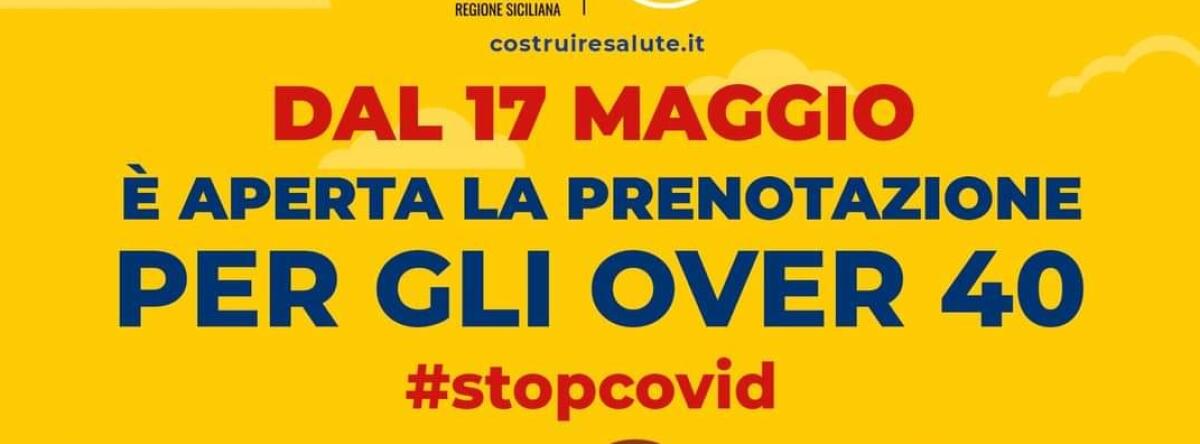 VACCINI, SICILIA: DA DOMANI, AL VIA PRENOTAZIONI PER GLI OVER 40 - 