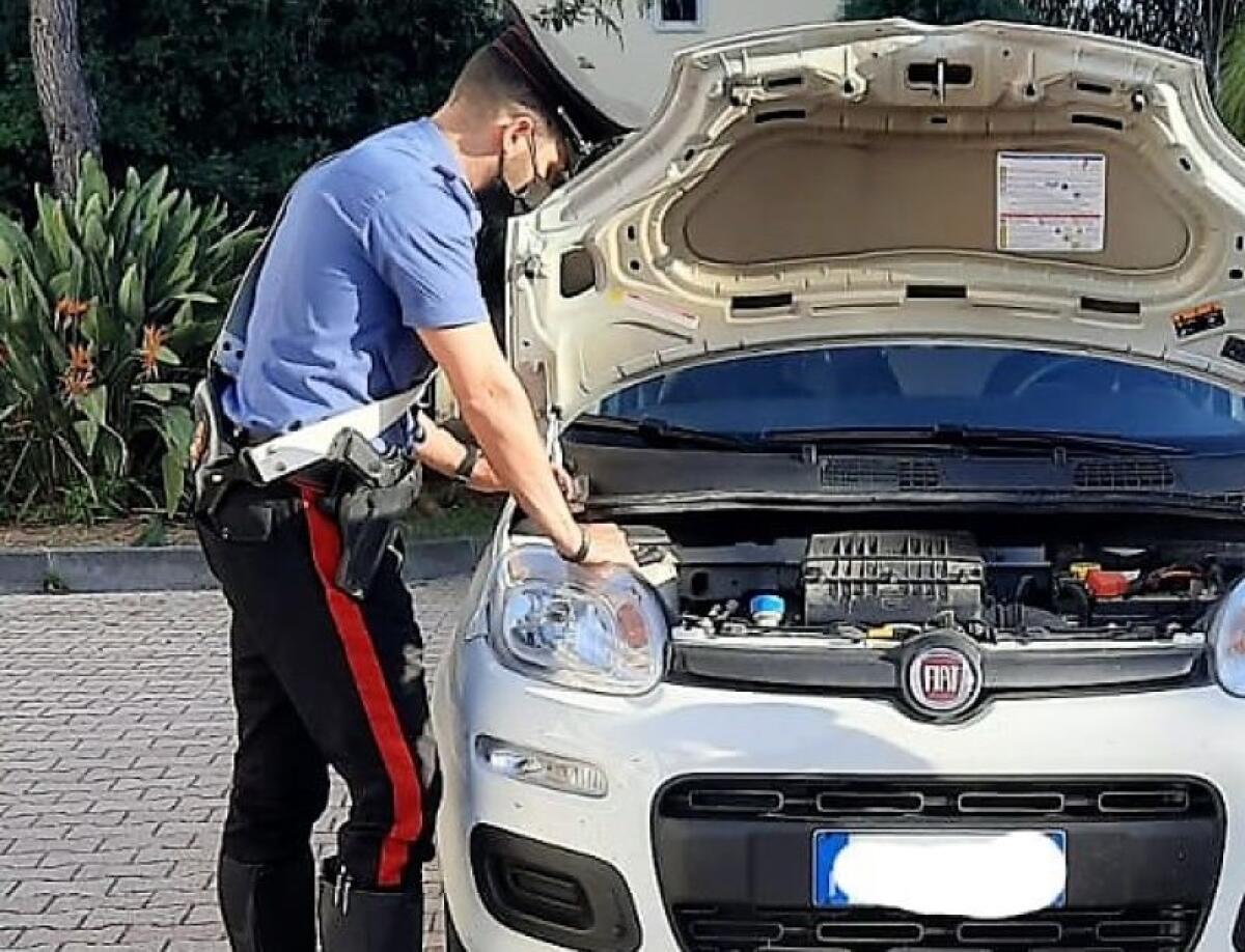 ARRESTATO 23ENNE PATERNESE, NASCONDEVA LA DROGA NEL VANO MOTORE DELL’AUTO PRESA A NOLEGGIO - 