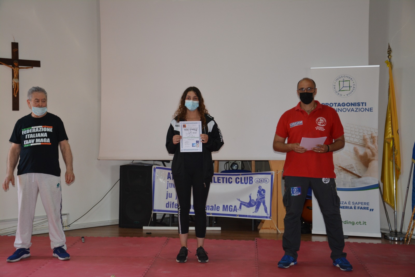 Corso di autodifesa, metodo Krav Maga per gli studenti dell’I.I.S.S. di  Giarre, “Fermi-Guttuso”